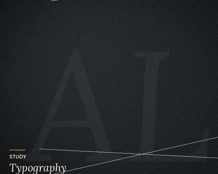 Typography detail